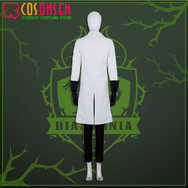 画像3: 【20％OFF】ツイステ風 マレウス・ドラコニア 実験着 コスプレ衣装
