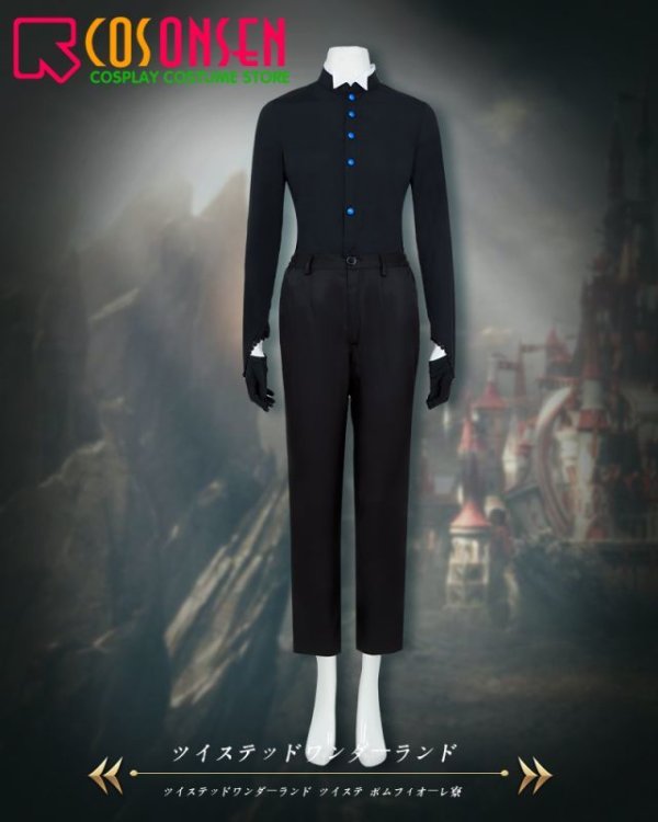 画像6: 【25%OFF】ツイステ風 ポムフィオーレ寮 エペル・フェルミエ 寮服 コスプレ衣装