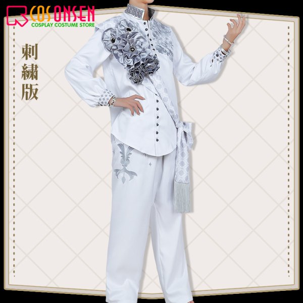 画像3: 【25％OFF】ツイステ風 春を呼ぶ妖精たちの祝祭 ジャミル・バイパー コスプレ衣装 刺繍版