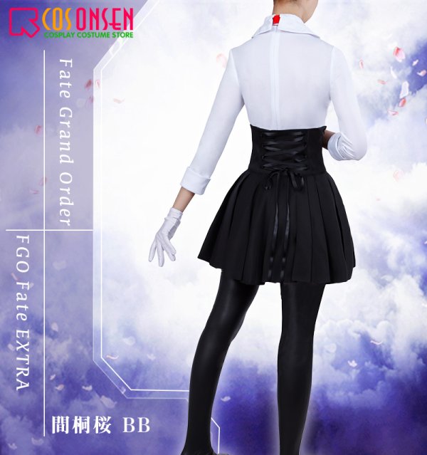 画像7: 【25%OFF】Fate/Grand Order FGO 【25%OFF】Fate EXTRA 間桐桜 BB コスプレ衣装