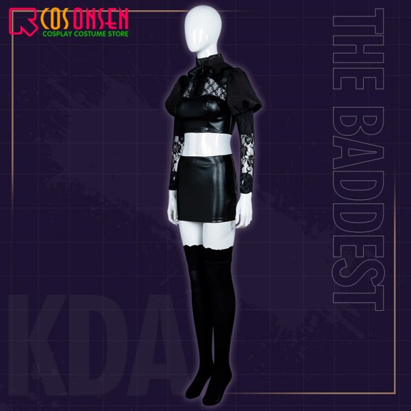 画像6: リーグ・オブ・レジェンド League of Legends LOL 2020 KDA アーリ 九尾の狐 コスプレ衣装