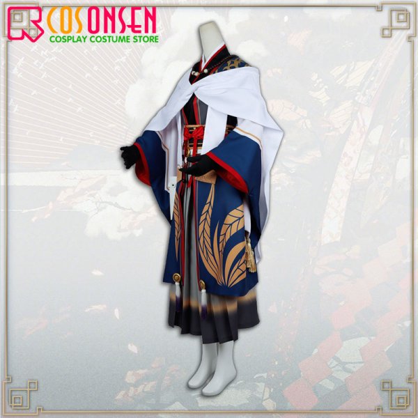 画像4: 【25%OFF】Fate/Grand Order FGO まっこと格好えい羽織袴 岡田以蔵 コスプレ衣装