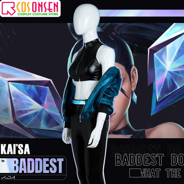 画像6: リーグ・オブ・レジェンド League of Legends LOL 2020 KDA カイ=サ 虚無を知る娘 コスプレ衣装