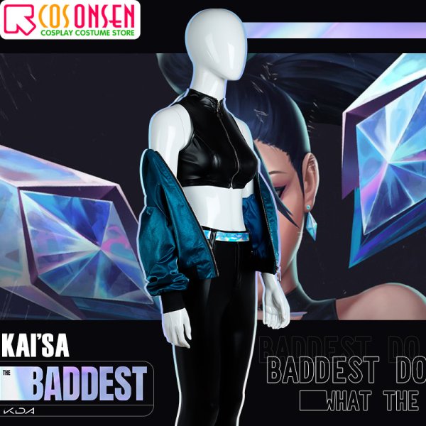 画像5: リーグ・オブ・レジェンド League of Legends LOL 2020 KDA カイ=サ 虚無を知る娘 コスプレ衣装