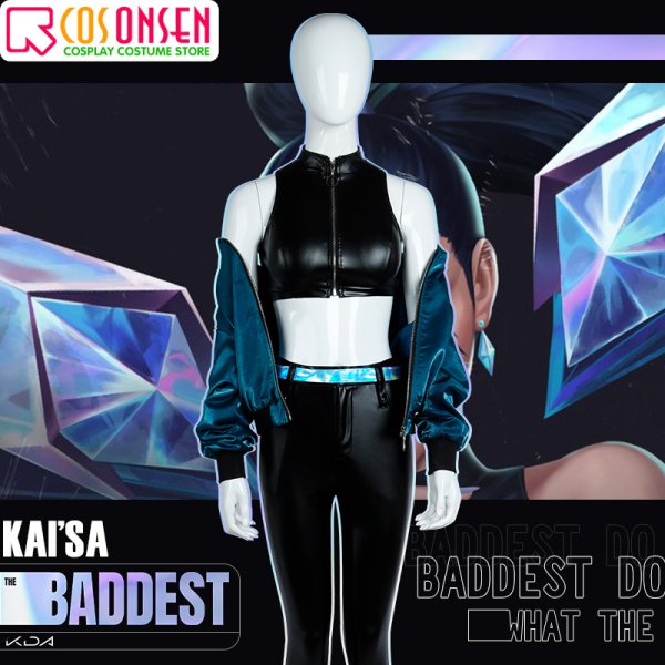 画像4: リーグ・オブ・レジェンド League of Legends LOL 2020 KDA カイ=サ 虚無を知る娘 コスプレ衣装