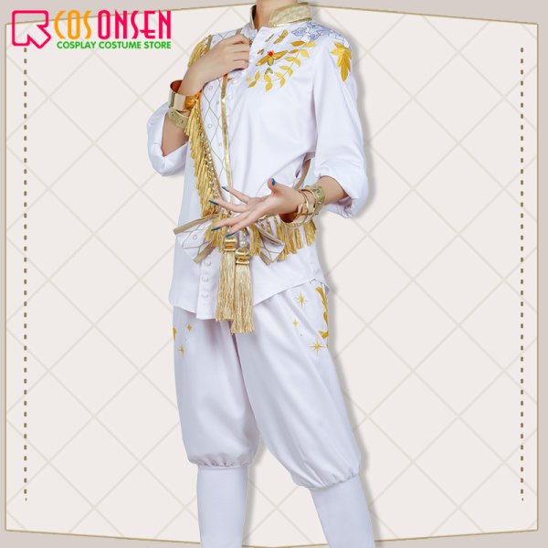 画像3: 【20％OFF】ツイステ風 春を呼ぶ妖精たちの祝祭 カリム・アルアジーム コスプレ衣装 刺繍版