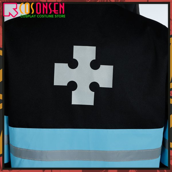 画像11: 炎炎ノ消防隊 森羅日下部 防火服 コスプレ衣装