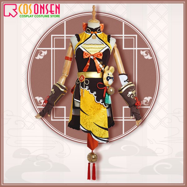 画像5: 原神 璃月港 香菱 コスプレ衣装