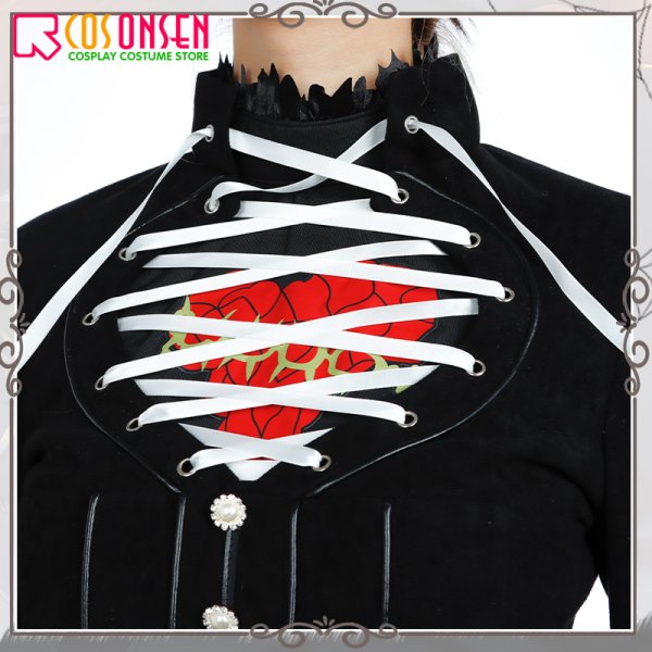 画像7: 【25%OFF】ツイステ風 ハーツラビュル寮 リドル・ローズハート スケルトン コスプレ衣装