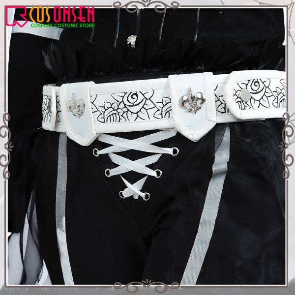 画像11: 【25%OFF】ツイステ風 ハーツラビュル寮 リドル・ローズハート スケルトン コスプレ衣装