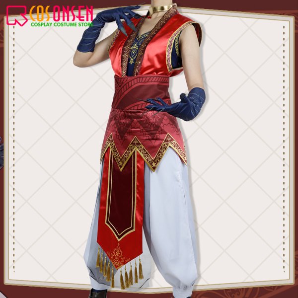 画像3: 【25%OFF】ツイステ風 スカラビア寮 狼男 カリム・アルアジーム コスプレ衣装