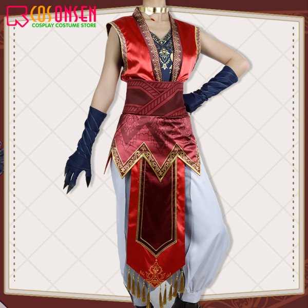 画像4: 【25%OFF】ツイステ風 スカラビア寮 狼男 カリム・アルアジーム コスプレ衣装