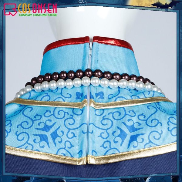 画像14: 【25%OFF】ツイステ風 ディアソムニア寮 マレウス・ドラコニア キョンシー コスプレ衣装(尻尾なし)