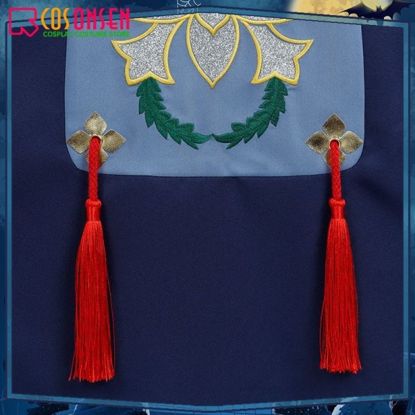 画像12: 【25%OFF】ツイステ風 ディアソムニア寮 マレウス・ドラコニア キョンシー コスプレ衣装(尻尾なし)