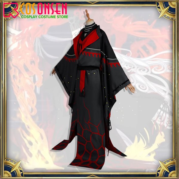 画像4: 【25%OFF】Fate/Grand Order FGO 地獄界曼荼羅 平安京 蘆屋道満 アルターエゴ コスプレ衣装 霊基再臨 第3段階