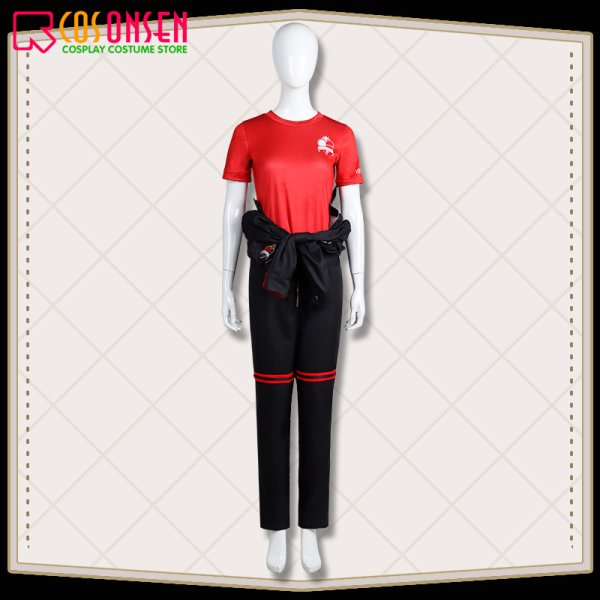 画像6: 【25%OFF】ツイステ風 ハーツラビュル寮 エース・トラッポラ 運動着 コスプレ衣装