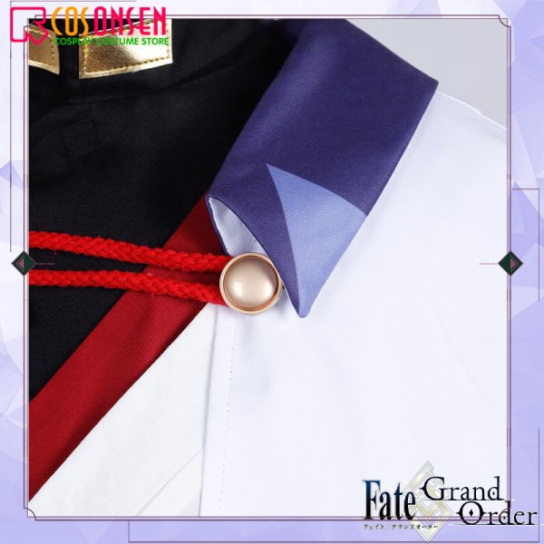 画像14: 【25%OFF】Fate/Grand Order FGO 地獄界曼荼羅 平安京 轟雷一閃 渡辺綱 セイバー コスプレ衣装 霊基再臨 第2段階