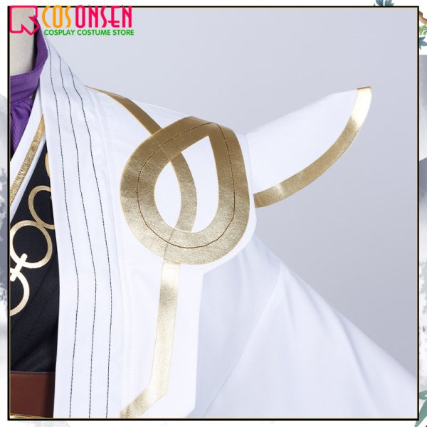 画像8: 【25％OFF】Fate/Grand Order FGO 陳宮 キャスター コスプレ衣装 霊基再臨 第3段階