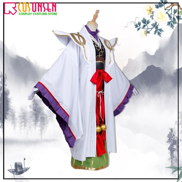 画像3: 【25％OFF】Fate/Grand Order FGO 陳宮 キャスター コスプレ衣装 霊基再臨 第3段階