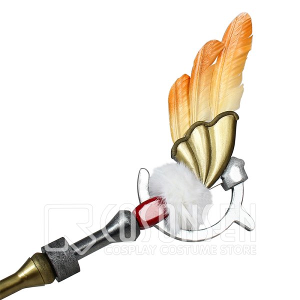 画像3: エスカ&ロジーのアトリエ〜黄昏の空の?金?士〜 エスカ?メーリエ 杖 コスプレ道具