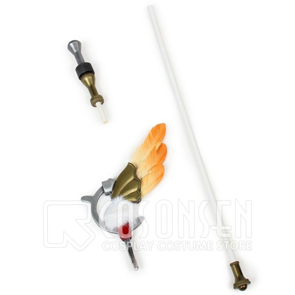 画像6: エスカ&ロジーのアトリエ〜黄昏の空の?金?士〜 エスカ?メーリエ 杖 コスプレ道具