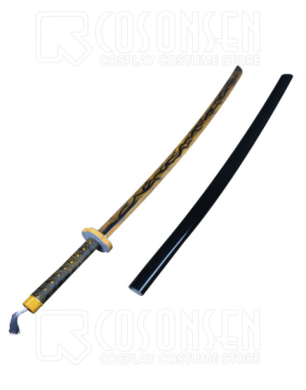 画像1: 鬼滅の刃 ?岳 日輪刀と鞘 コスプレ道具
