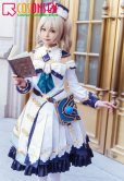 画像2: 原神 モンド城 バーバラ コスプレ衣装 魔道書なし+コスプレウィッグ (2)