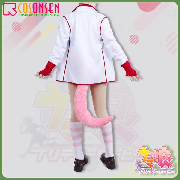 画像5: 【25%OFF】ウマ娘 プリティーダービー ハルウララ 勝負服 コスプレ衣装