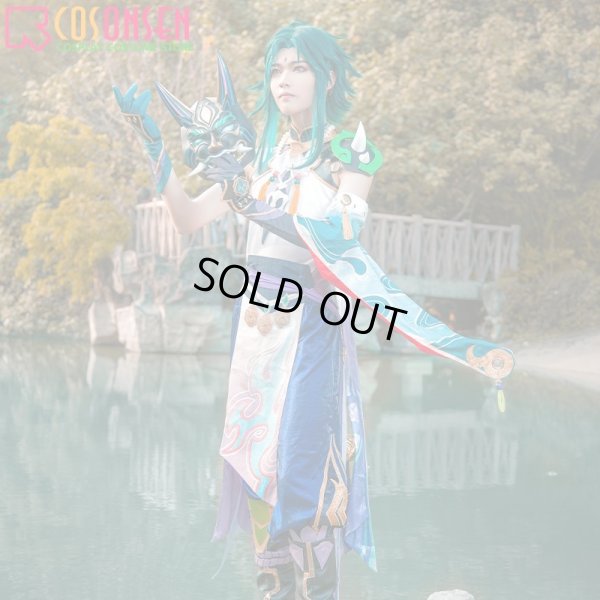 画像1: 【50％OFF&女Mサイズ在庫あり・一週間発送】原神 璃月港 ? コスプレ衣装（儺面なし）