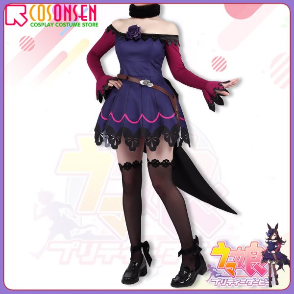画像4: 【25%OFF】ウマ娘 プリティーダービー ライスシャワー 勝負服 コスプレ衣装