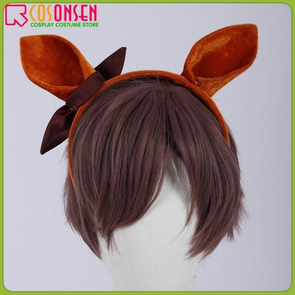 画像14: 【25%OFF】ウマ娘 プリティーダービー マヤノトップガン 勝負服 コスプレ衣装(耳と尻尾付き)