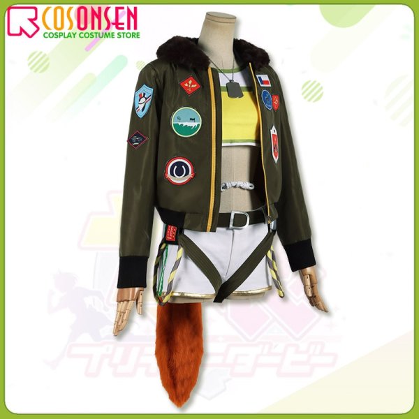 画像4: 【25%OFF】ウマ娘 プリティーダービー マヤノトップガン 勝負服 コスプレ衣装(耳と尻尾付き)