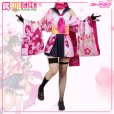 画像2: ブルーアーカイブ Blue Archive ブルアカ 百鬼夜行連合学院1年・忍術研究部 久田イズナ コスプレ衣装（耳、尻尾なし） (2)