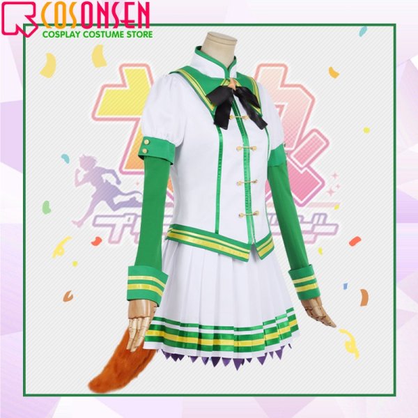 画像3: 【25%OFF】ウマ娘 プリティーダービー サイレンススズカ 勝負服 コスプレ衣装
