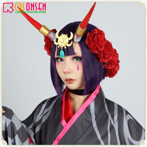画像4: 【25%OFF】Fate/Grand Order FGO 霊衣 桜歌爛漫 酒呑童子 アサシン コスプレ衣装