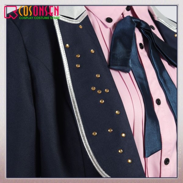 画像9: 【25％OFF】あんさんぶるスターズ あんスタ ラブ ライナー コラボ衣装 月永レオ コスプレ衣装