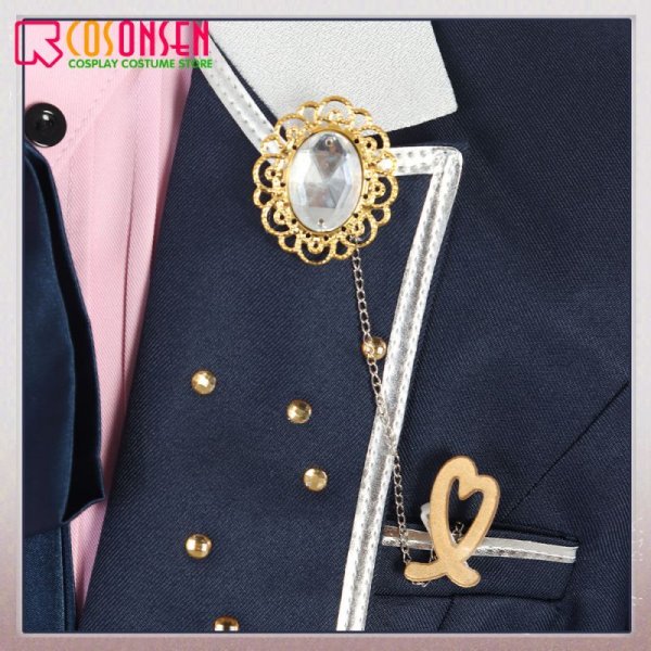 画像8: 【25％OFF】あんさんぶるスターズ あんスタ ラブ ライナー コラボ衣装 月永レオ コスプレ衣装