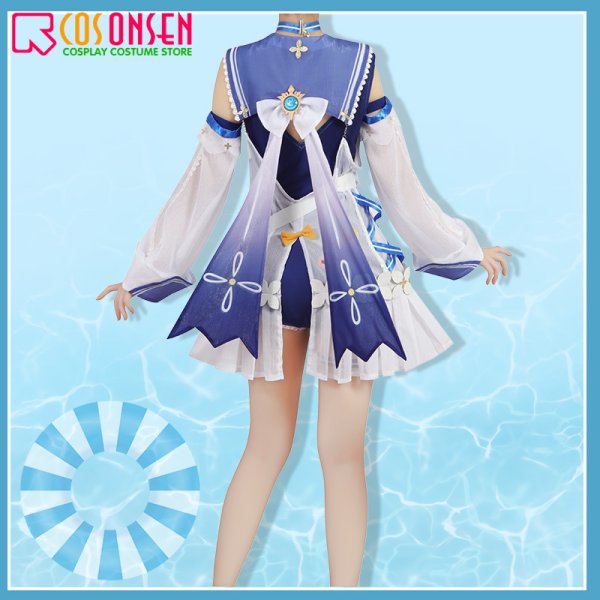画像3: 原神 モンド城 バーバラ サマータイムスパークル コスプレ衣装