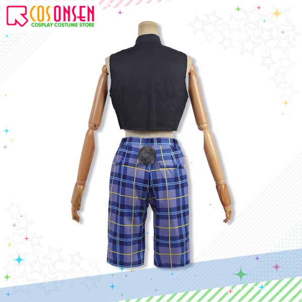 画像7: 【25%OFF】あんさんぶるスターズ あんスタ Wander!ブラックバニー in UNDERLAND 紫之創 真白友也 仁兎なずな コスプレ衣装