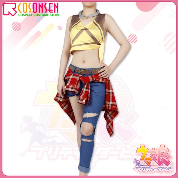 画像4: 【25%OFF】ウマ娘 プリティーダービー ナリタタイシン 勝負服 コスプレ衣装