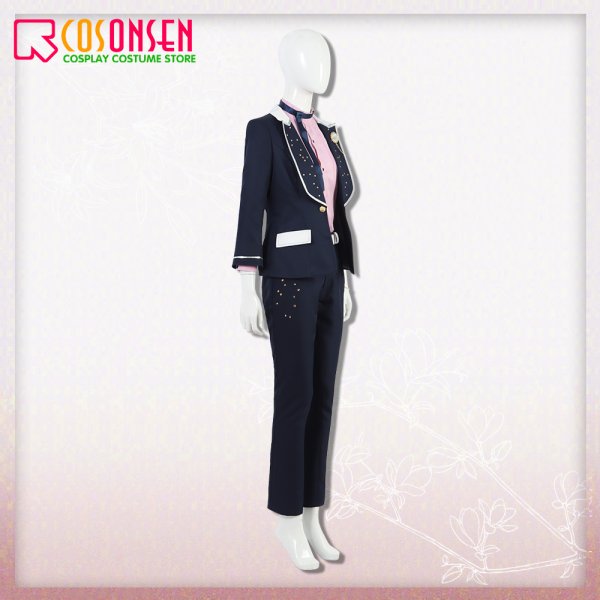 画像4: 【25％OFF】あんさんぶるスターズ あんスタ ラブ ライナー コラボ衣装 鳴上嵐 コスプレ衣装