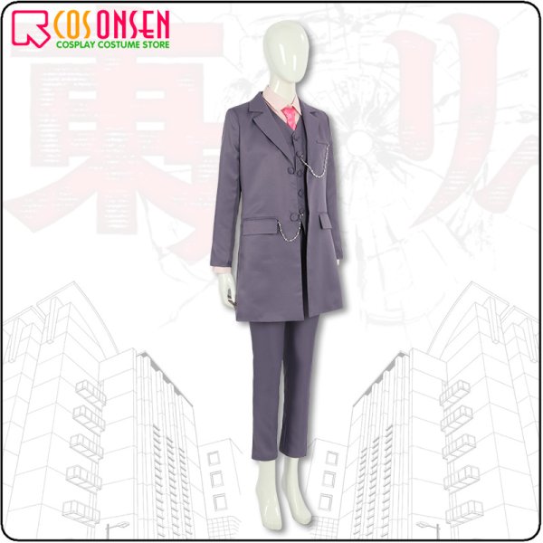 画像4: 東京卍リベンジャーズ 東リベ 三途春千夜 スーツ コスプレ衣装