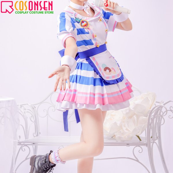 画像3: 【25%OFF】ウマ娘 プリティーダービー ヒシアケボノ 勝負服 コスプレ衣装