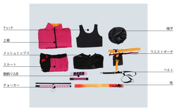 画像9: PL パラライ BAE アンフォークナ コスプレ衣装