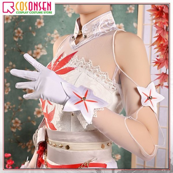 画像6: NARAKA:BLADEPOINT 紅夜 霜天紅葉 コスプレ衣装