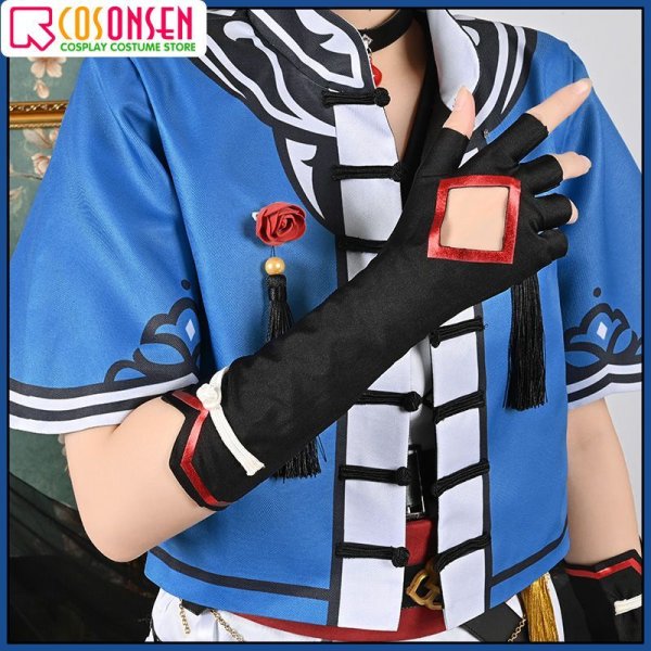 画像6: 【25%OFF】あんさんぶるスターズ あんスタ 羅小黒コラボ 「スカウト!黒猫ラプソディー」 月永レオ コスプレ衣装