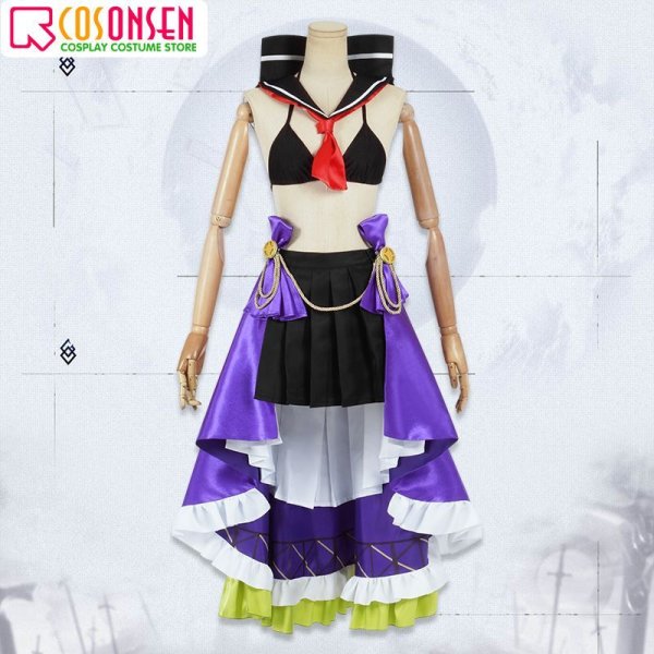 画像13: 【25%OFF】Fate/Grand Order FGO 清少納言 バーサーカー 水着 コスプレ衣装 霊基再臨 第3段階