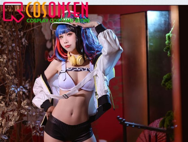 画像6: 【25%OFF】Fate/Grand Order FGO 清少納言 バーサーカー 水着 コスプレ衣装 霊基再臨 第1段階