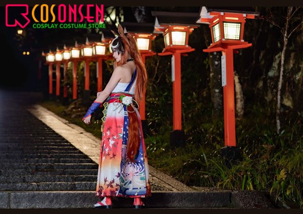 画像3: 【20％OFF】ウマ娘 プリティーダービー 「晩秋、囃子響きたる」 シンボリルドルフ 和服 コスプレ衣装