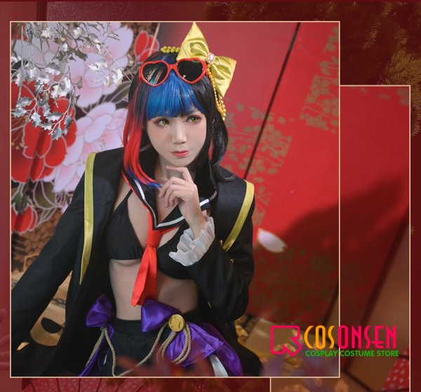 画像6: 【25%OFF】Fate/Grand Order FGO 清少納言 バーサーカー 水着 コスプレ衣装 霊基再臨 第3段階